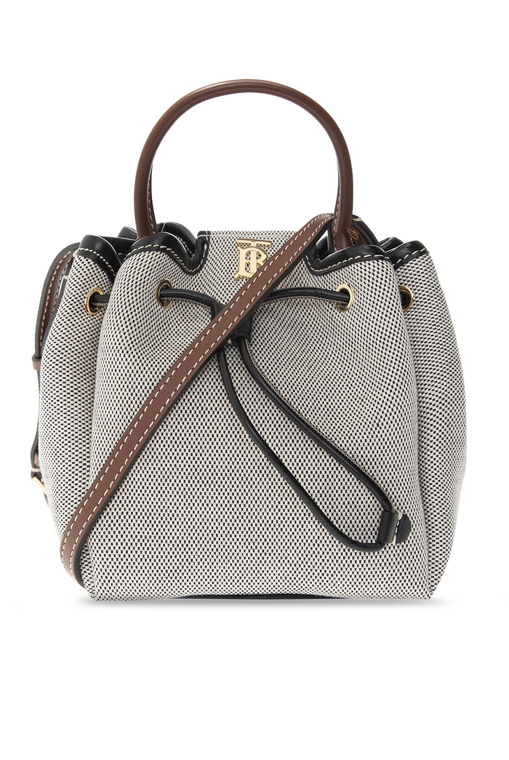 burberry face Bucket bag with logo